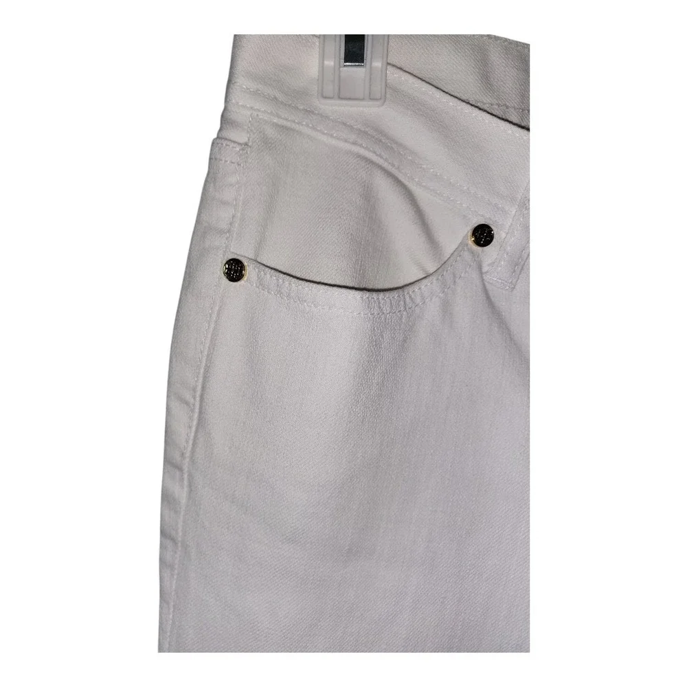 Tory‎ Burch Classic White Jeans Women's Size 27 Style 50071253 Mid Rise Bootcut